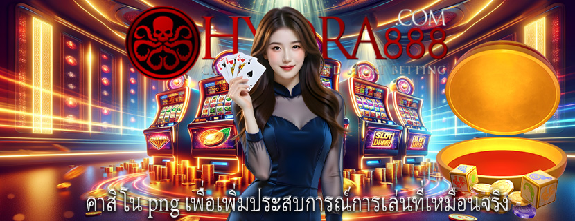 คาสิโน png เพื่อเพิ่มประสบการณ์การเล่นที่เหมือนจริง