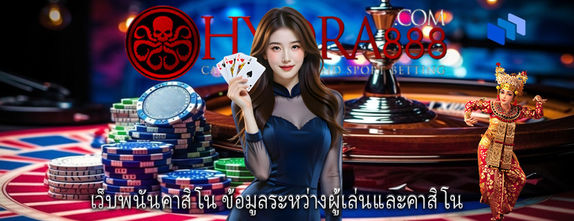 เว็บพนันคาสิโน ข้อมูลระหว่างผู้เล่นและคาสิโน